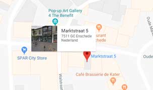 Route naar La Stans te Enschede